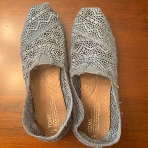 Moroccan lace Blue Toms